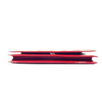 Christian Dior Pochette in Pelle verniciata in Rosso