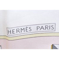 Hermès Sjaal Zijde in Roze