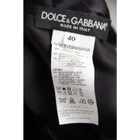 Dolce & Gabbana Robe en Soie en Bordeaux