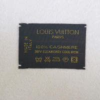 Louis Vuitton Echarpe/Foulard en Cachemire en Crème