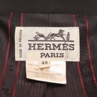 Hermès Blazer aus Wolle in Braun