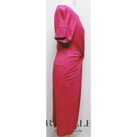 Christian Dior Robe en Viscose en Rose/pink