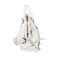 Balenciaga Handtasche aus Leder in Weiß