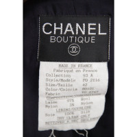 Chanel Anzug aus Wolle in Blau