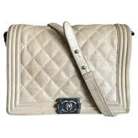 Chanel Boy Bag Leather in Beige