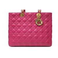 Christian Dior Shopper aus Leder in Rosa / Pink