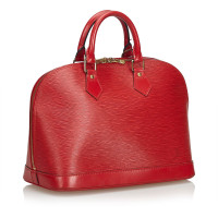 Louis Vuitton Alma PM32 aus Leder in Rot