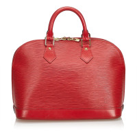 Louis Vuitton Alma PM32 aus Leder in Rot