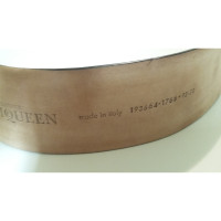 Alexander McQueen Gürtel aus Leder in Braun