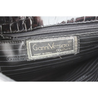 Gianni Versace Sac à bandoulière en Cuir en Noir