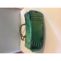 Roberto Cavalli Handtasche aus Seide in Grün