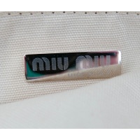 Miu Miu Handbag Canvas in Green