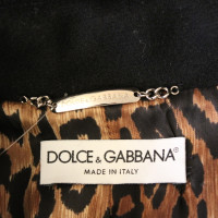 Dolce & Gabbana Giacca/Cappotto in Lana in Nero