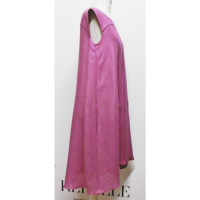 Talbot Runhof Kleid aus Leinen in Rosa / Pink