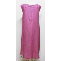 Talbot Runhof Kleid aus Leinen in Rosa / Pink