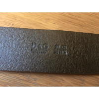 D&G Gürtel aus Leder in Oliv