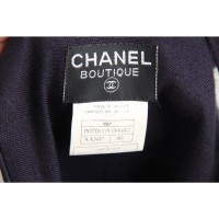 Chanel Kleid aus Leinen in Blau