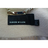 Karen Millen Jacket/Coat Wool in Cream