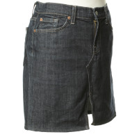 7 For All Mankind Jeans Rok in donkerblauw