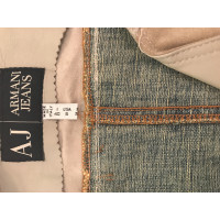 Armani Jeans Vest Leer in Beige