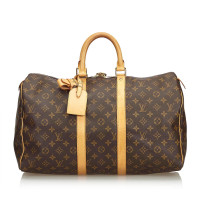 Louis Vuitton Keepall 45 Canvas in Brown