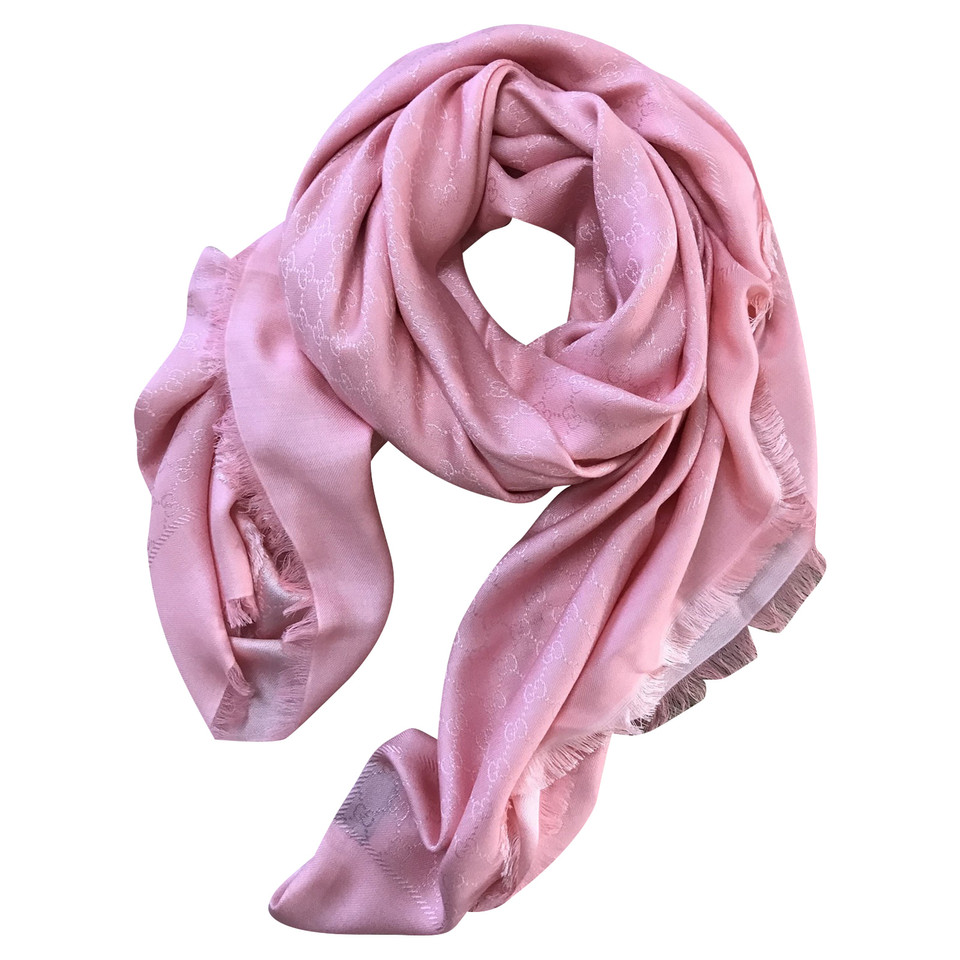 Gucci Echarpe/Foulard en Rose/pink