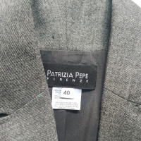 Patrizia Pepe Jacke/Mantel aus Wolle in Grau