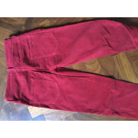 Isabel Marant Etoile Trousers Cotton in Red