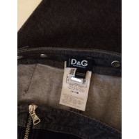 D&G Skirt Jeans fabric in Black