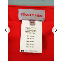 Gianni Versace Gonna in Jersey in Arancio