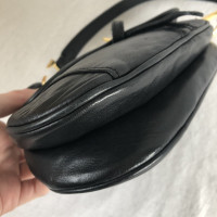 Christian Dior Saddle Bag in Pelle in Nero