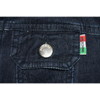 Moschino Jacke/Mantel aus Jeansstoff in Blau