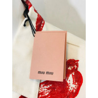 Miu Miu Jas/Mantel in Wit
