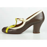 Chie Mihara Pumps/Peeptoes Patent leather in Taupe
