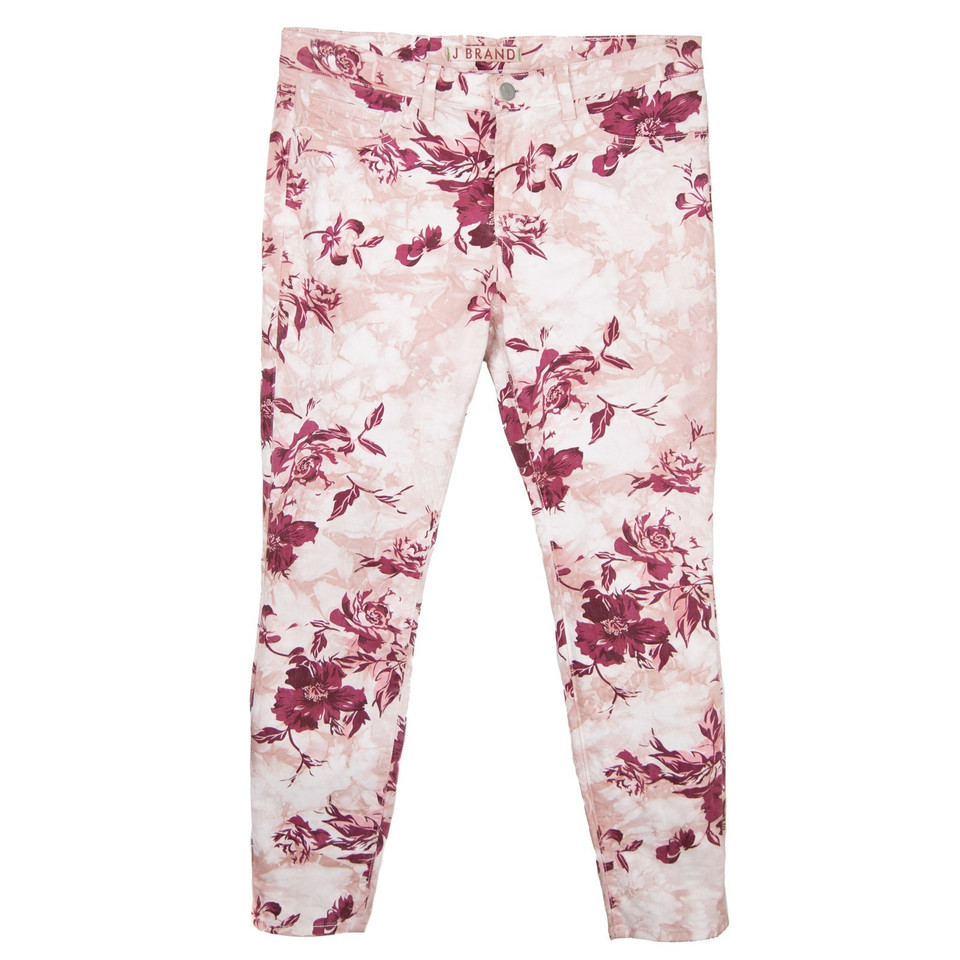 J Brand trousers with a floral pattern