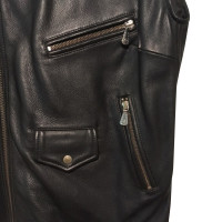 Mc Q Alexander Mc Queen Biker-style leather vest