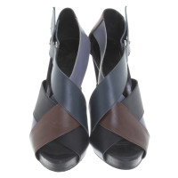 Hermès Leather sandals in multicolor