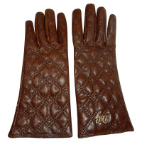D&G Gloves Leather in Brown