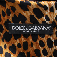 Dolce & Gabbana Dress Cotton in Bordeaux