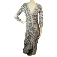 Mc Q Alexander Mc Queen Kleid aus Baumwolle in Grau