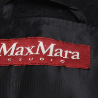 Max Mara Veste/Manteau en Laine en Noir