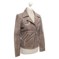 Oakwood Jacket/Coat Leather in Grey