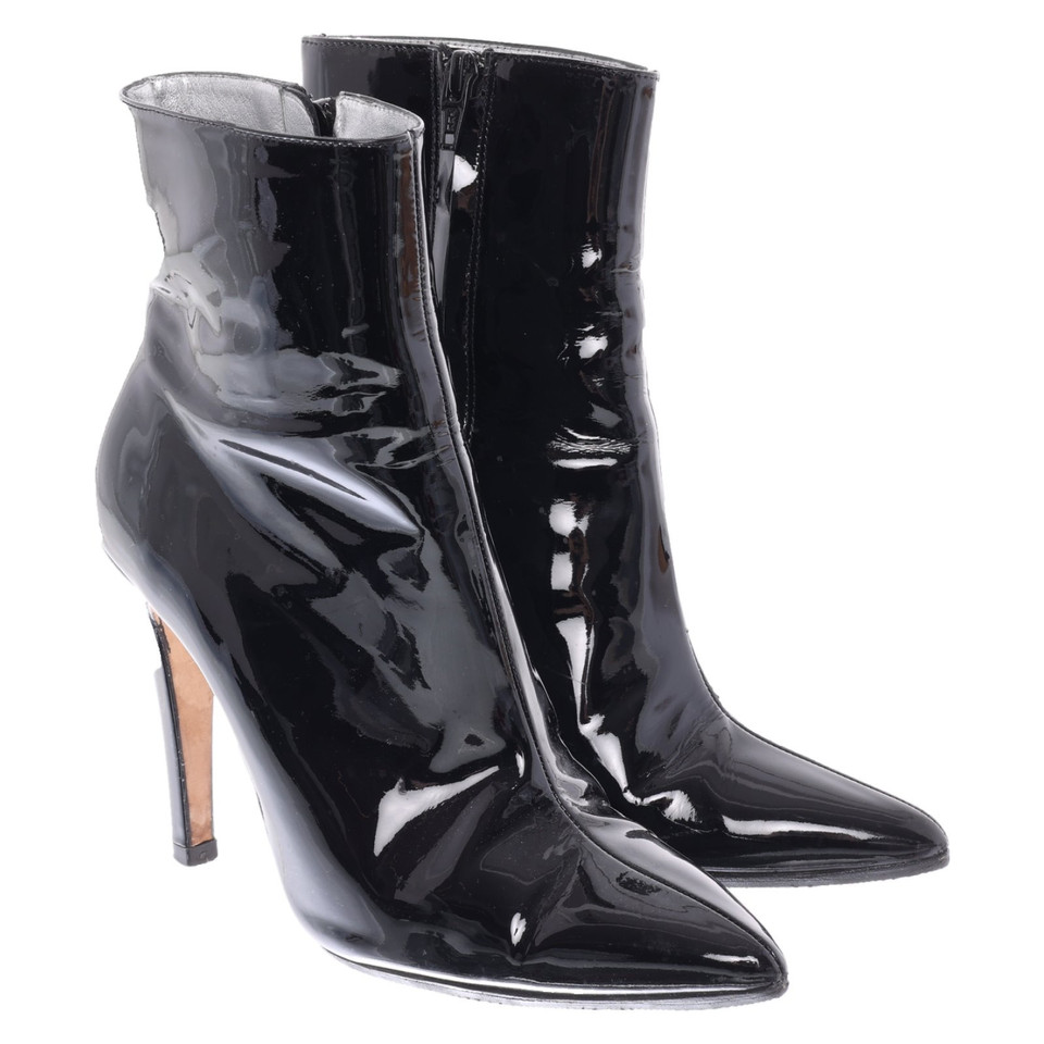 Alexa Chung Ankle boots Patent leather in Black
