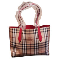 Burberry Travel bag Leather in Red