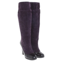 Paule Ka Boots in Purple / zwart