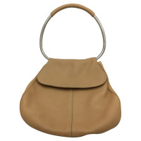 Prada Handtas Leer in Beige