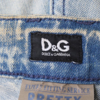 D&G Jeans dans le regard détruit
