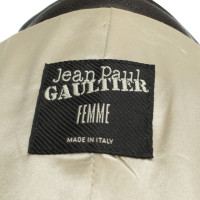 Jean Paul Gaultier Leather jacket in dark brown