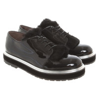 Agl Lace-up shoes Patent leather in Black