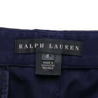 Ralph Lauren Pantalon froissé bleu foncé